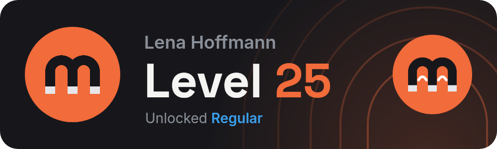 Level up card
